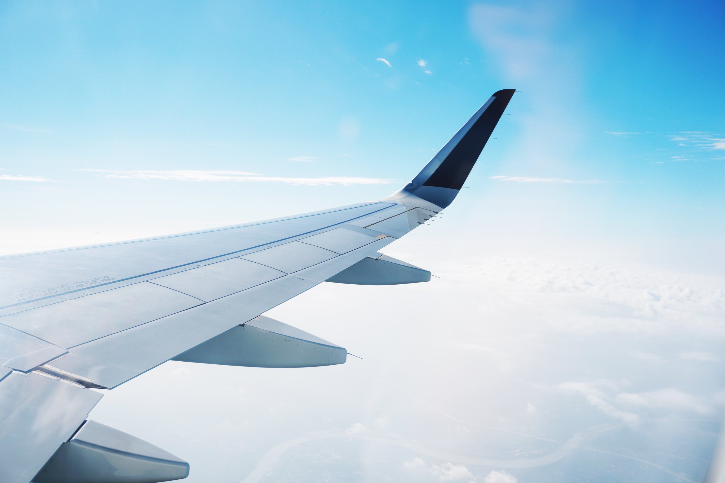 Photo of an Airplane Wing